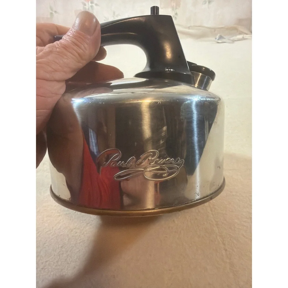 Revere Ware Paul Revere Copper Bottom Tea Kettle 1801 Whistling Pot h 93-C Korea